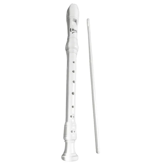V-TONE FL P1 white soprano flute recorder cleaning rod cover learning set 2