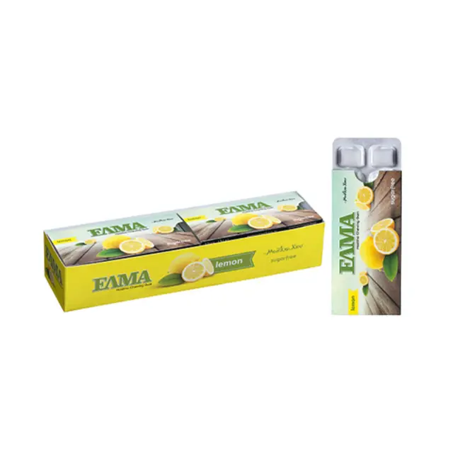 Ελμα Τσίχλες Λεμόνι Χωρίς Ζάχαρη 13gr Συσκ. 10 τμχ