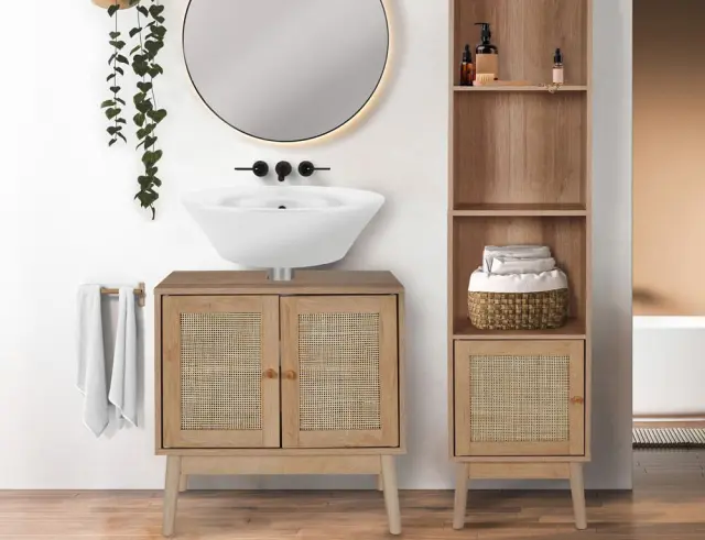 Έπιπλο Μπάνιου Bali Home Deco Factory για νιπτήρα με διαστάσεις 60x30x70cm HD0227 3