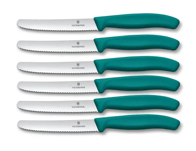 Σετ Μαχαίρια Γενικής Χρήσης Victorinox Swiss Classic με μήκος λεπίδας 11cm - Green - 6 τεμάχια6.7834.6C1 3