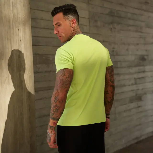 T-shirt Noshame® Lime με patch triangle - 142559 - XXL 2
