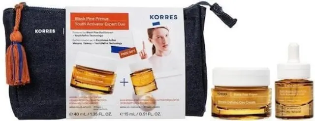 Korres Promo Black Pine Primus Kρέμα Nεότητας Hμέρας 40ml & Δώρο Oρός 15ml