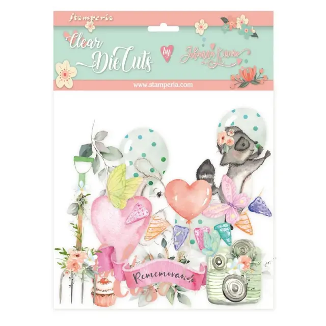 Διαφανή Clear Die cuts Stamperia, Celebration