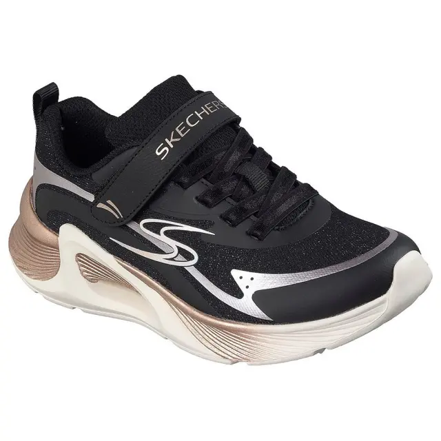 Skechers TX Tide Tech (PS) (304054L-BKRG) - Μαύρο-Χρυσό 3