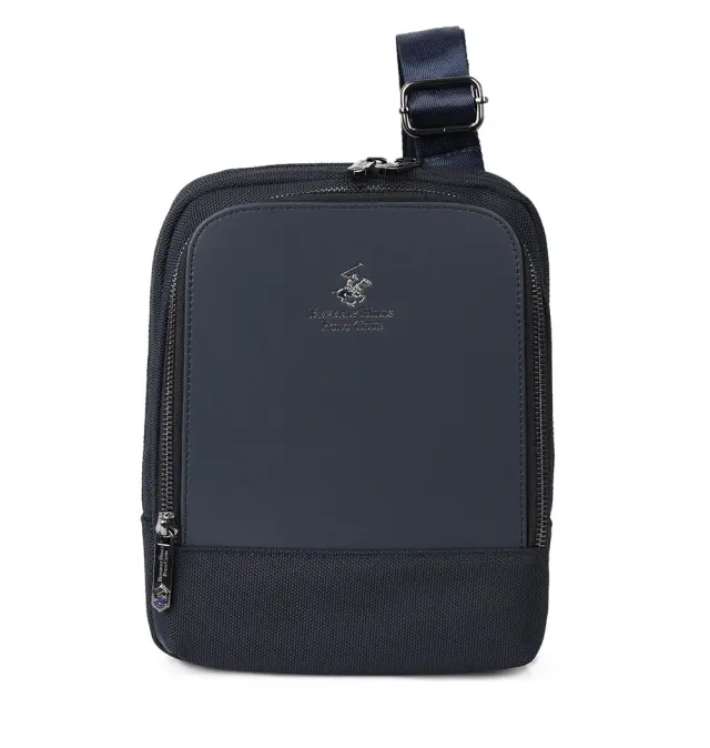 Τσάντα BEVERLY HILLS POLO CLUB BH8460 Manhattan Μπλε