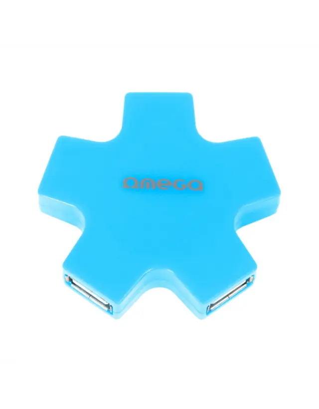 OMEGA USB 2.0 HUB 4 PORT STAR BLUE [43520] 2