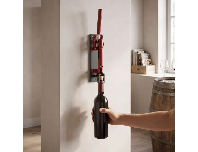 Επιτοίχιο τιρμπουσόν BOJ 110 LUX (01044104) με βάση, Cherry Red 01044104