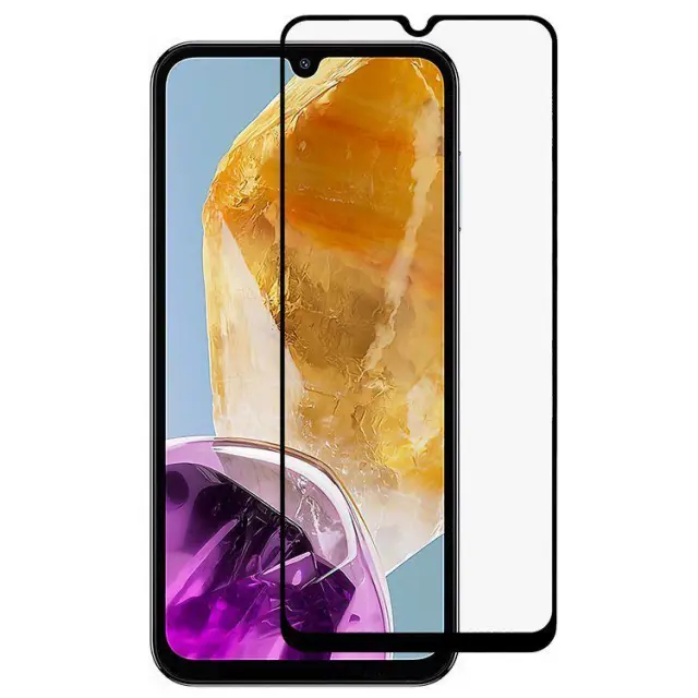 Tempered Glass Full Cover για Samsung Galaxy M15 5G Black OEM