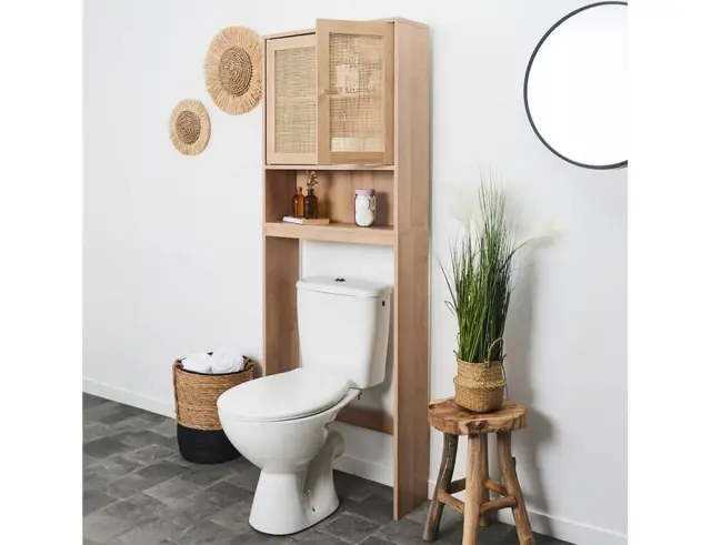 Έπιπλο μπάνιου Bali Home Deco Factory με ράφια και διαστάσεις 60x20x166cm HD0228 2