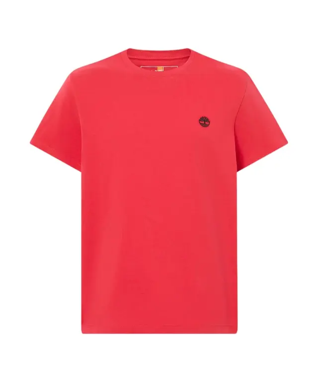 Timberland - Ανδρικό T-shirt SS Dunstan River Jersey Crew Tee Slim Fit TB0A2BPR-N96 Κόκκινο - L