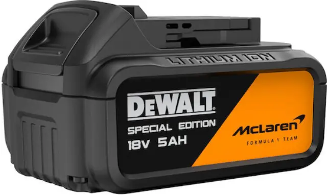 Dewalt McLaren Σετ Κρουστικό Δραπ/βιδο & Γωνιακός Τροχός 125 mm 18V XR (2x5 Ah) – DCK2223MP2T-QW 3