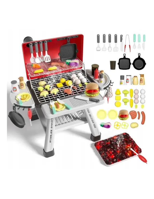 Woopie Διαδραστική Παιδική Ψησταριά BBQ XL 41τμχ με Ατμό & LED