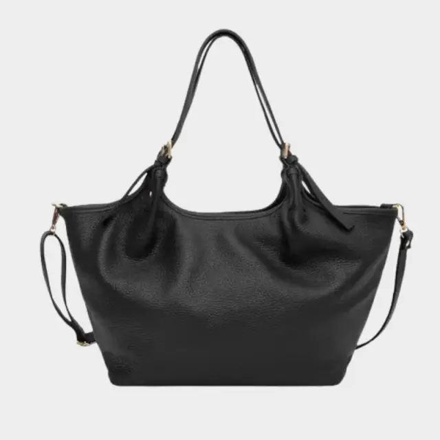 Δερμάτινη Τσάντα Ώμου Cherry Paris Shanna 4178 Μαύρο - ONESIZE