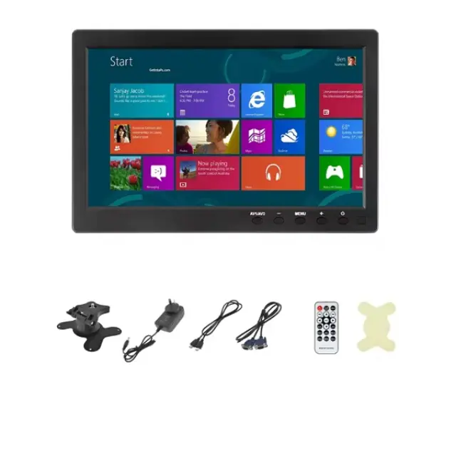 Φορητή οθόνη αυτοκινήτου 10,1″ LCD 2 Καναλιών με Είσοδο Βίντεο και Ηχείο/BNC/AVI/HDMI/VGA CAR1010AH