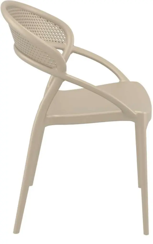Καρέκλα Στοιβαζόμενη SUNSET Dove Grey PP 54x56x82cm 3