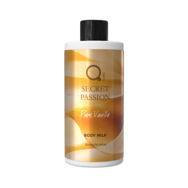 Qure 300ml Secret Passion Pure Vanilla Body Milk