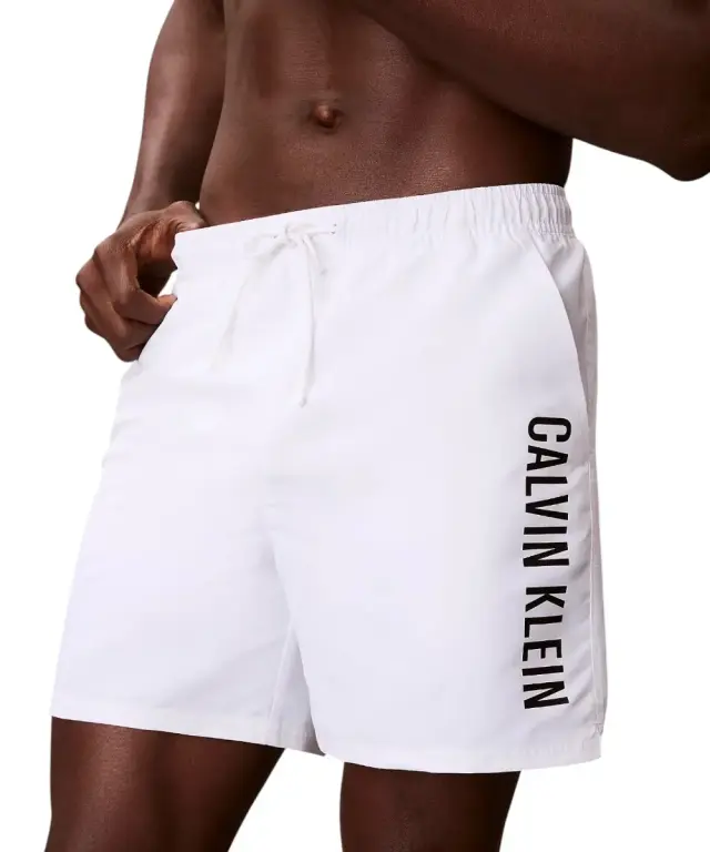 Calvin Klein - Ανδρικό Μαγιό Σορτς Intense Power LV00N61047-100 Λευκό 3