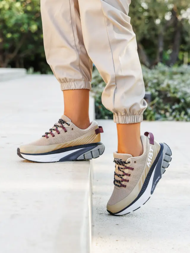 MBT Sneakers Γυναικείο ύφασμα Μπεζ MBT/1500 TRAINER SAND 2