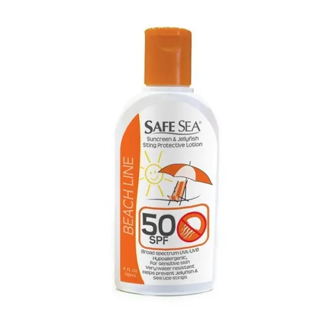 Safe Sea Αντηλιακή Λοσιόν SPF50+ με Προστασία από Τσούχτρες 118ml