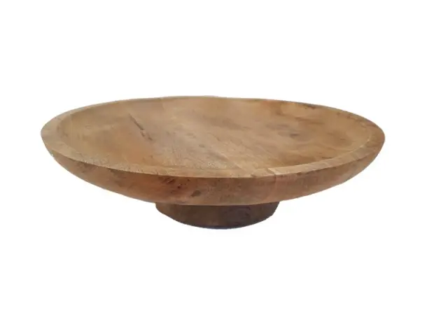 Πιατέλα Σε Πόδι Ξύλινη 35cm
