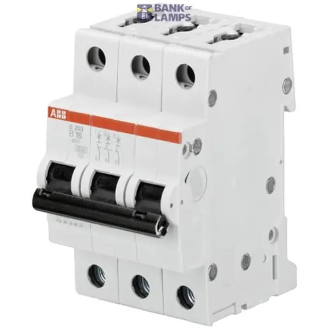 S203-B16 Miniature Circuit Breaker - 3P - B - 16 A