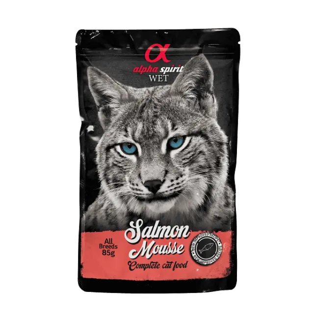 Alpha spirit pouch salmon Mousse 85gr