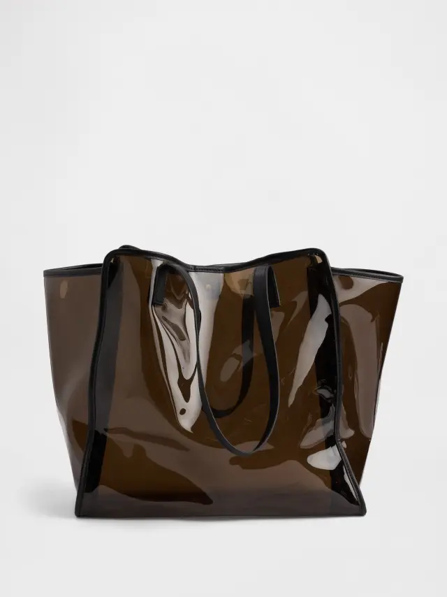 Γυναικεία Τσάντα Χειρός Jelly Tote Dark brown - ONESIZE