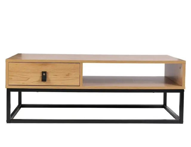 Τραπεζάκι Σαλονιού Abbott Home Deco Factory με διαστάσεις 100x50x36cm HD6624 2