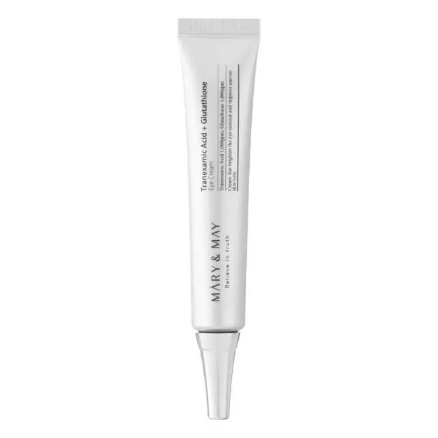 Mary & May Tranexamic Acid + Glutathione - Κρέμα Ματιών κατά των Μαύρων Κύκλων με Βιταμίνη C, 30ml