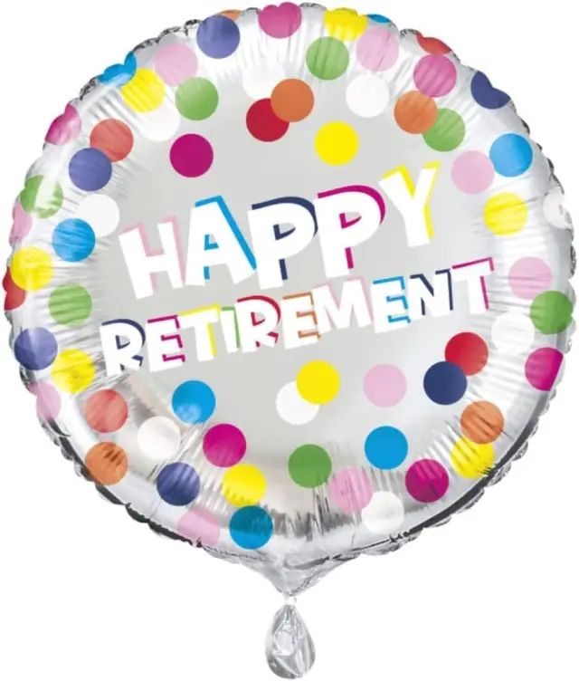 Μπαλόνι 18 Retirement Colorful Dots /46εκ