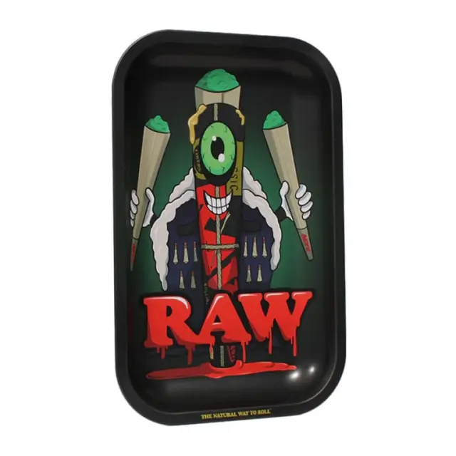 Raw Rolling Tray Δίσκος Small Black Cone Monster (17x27cm) 3