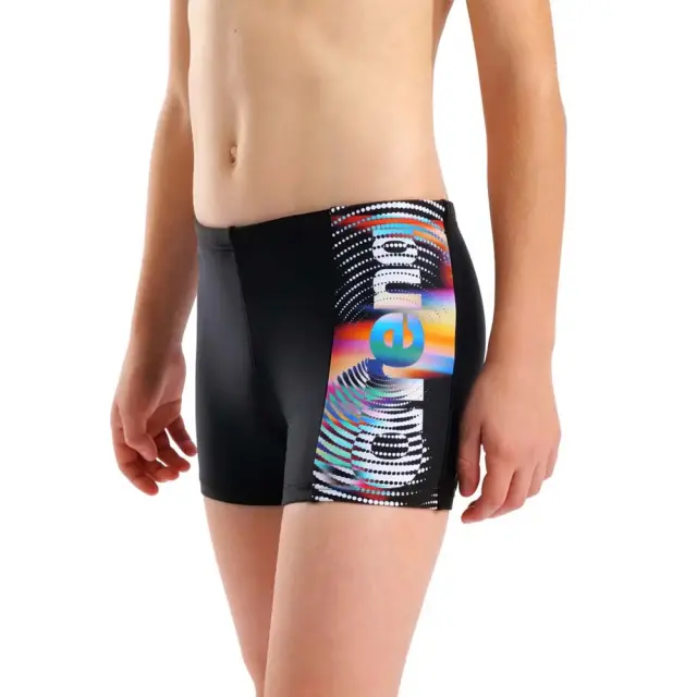 Arena Boy's Lit Logo Swim Shorts Μαύρο 010692-550 (Arena) - 14 Years 3