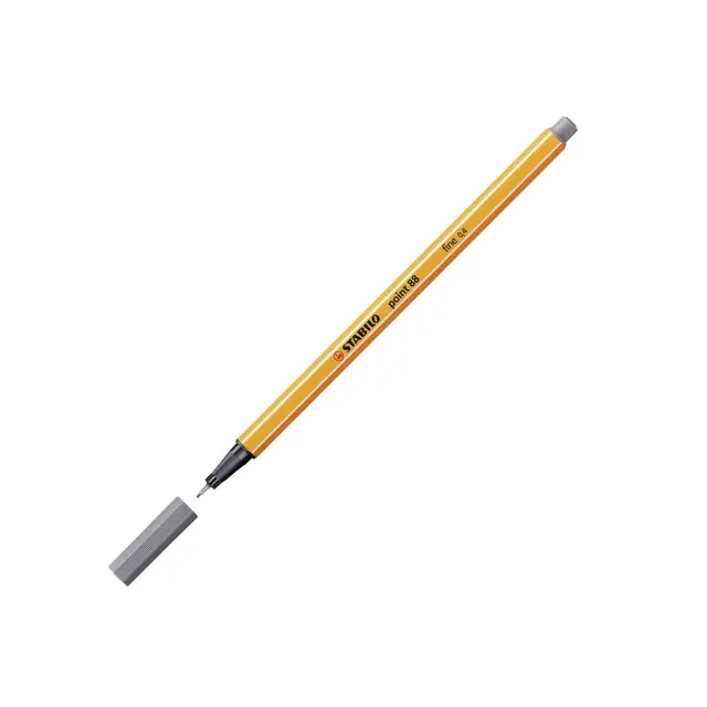 Μαρκαδόρος Σχεδίου STABILO Point 88 0.4 mm (Dark Grey) (88/96)