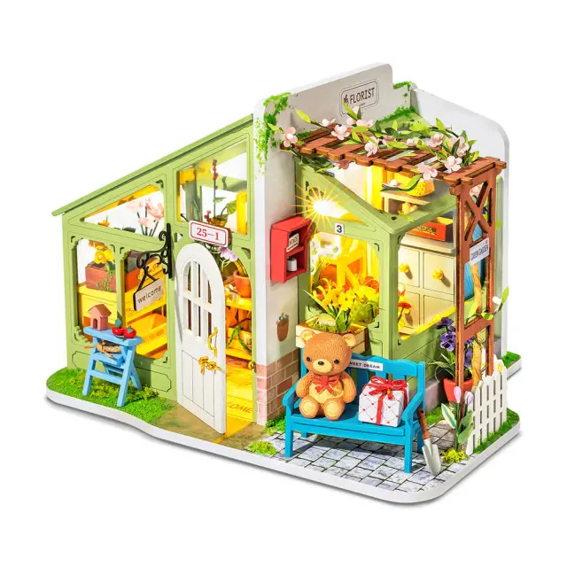 Rolife DIY Miniature House / Κατασκευή 3D Μινιατούρας με Φωτισμό: Spring Encounter Flowers