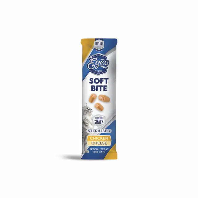 Egeo Cat Sterilised Soft Bite Μix 10gr (1τεμ) Μονόχρωμο