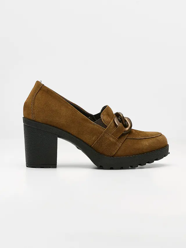 Imac Μοκασίνια-Loafers Γυναικείο δέρμα suede Καφέ IMA/657340 COGNAC - 41 3
