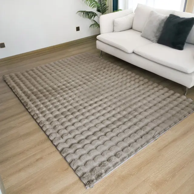 Χαλί 200x250 Beauty Home Bubble Art 9663 Mocha 100% Πολυέστερ 2