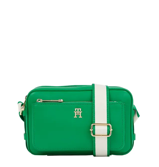 Τσάντα TOMMY HILFIGER 15991 TH Iconic Camera Bag Πράσινο