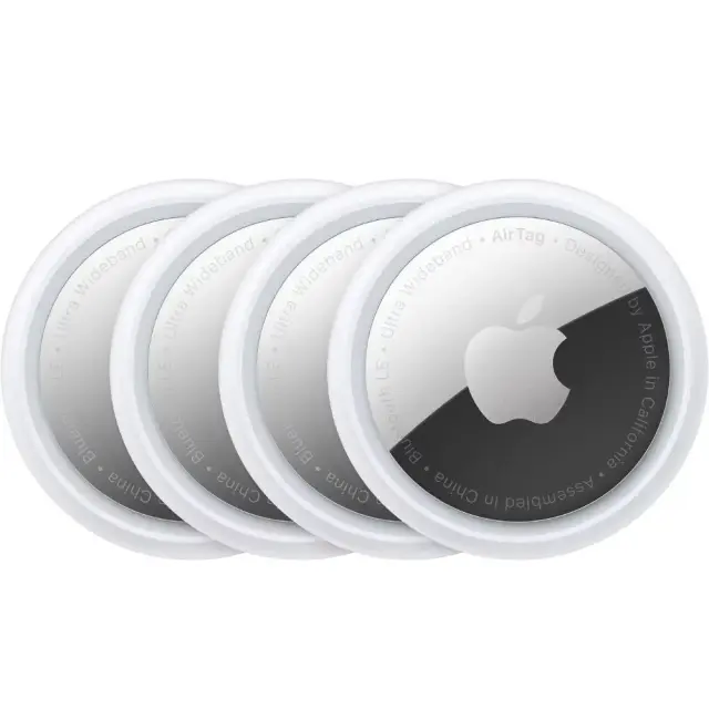 Apple AirTag Apple Find My Tracker Λευκό 4τμχ