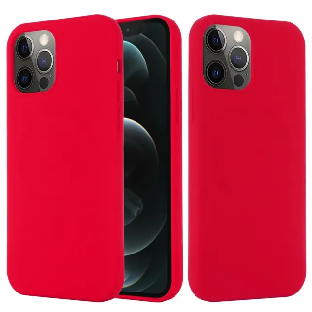 Θήκη Σιλικόνης με MagSafe για iPhone 13 Pro-Red OEM