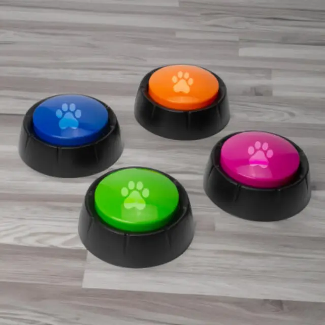 The Source Winning Set 4 Recordable Dog Buttons (Κουμπιά ηχογράφησης για εκπαίδευση σκύλου) 2