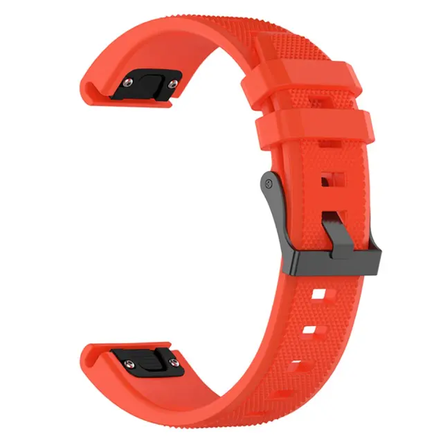 Techsuit® QuickFit Λουράκι για Garmin Fenix 5s/6s/6s/7s Pro/8/9 (43mm)- Orange
