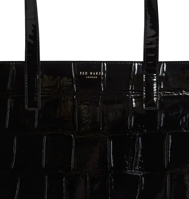 Γυναικεία Τσάντα Ώμου Ted Baker Vannda Large Icon 283927-Μαύρο Λουστρίν Μαύρο - One Size 2