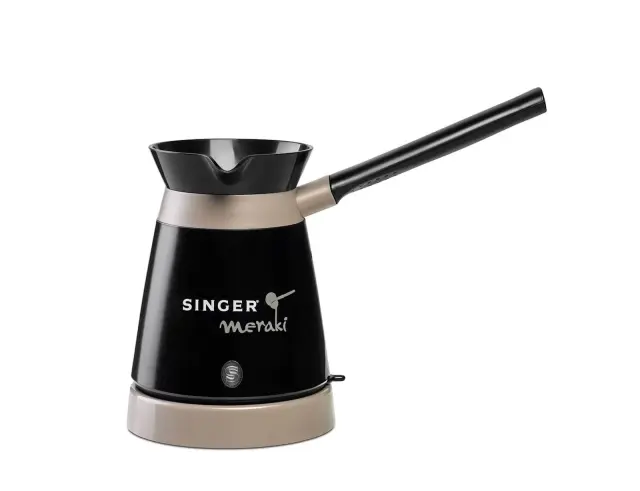 Ηλεκτρικό Μπρίκι Singer Meraki CM1110 BL με ισχύ 800W και χωρητικότητα 270ml - BlackCM1110 BL