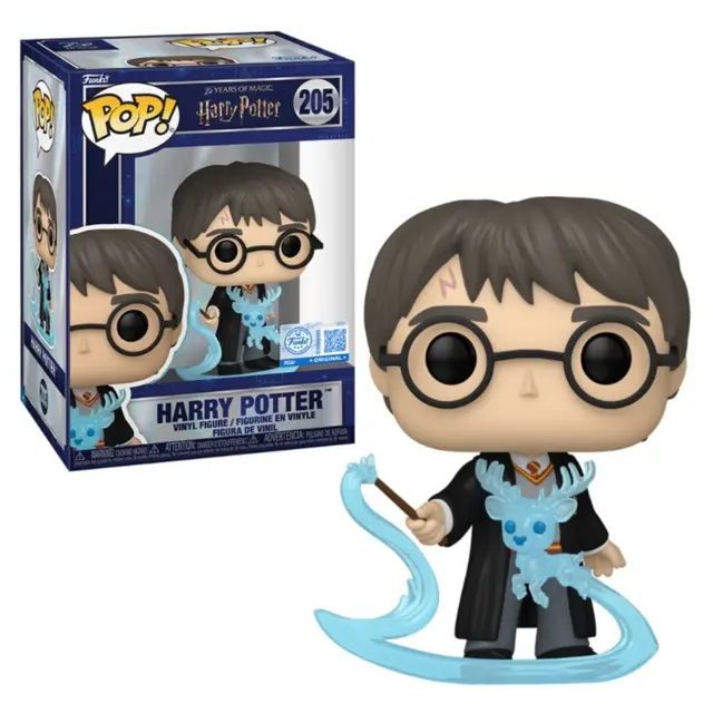 Φιγούρα Funko Pop!: 25 Years of Magic Harry Potter - Harry Potter (with Patronus) (Special Edition) #205