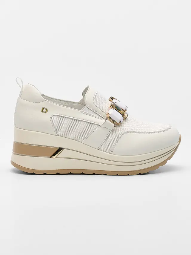 Donna Serena Sneakers Γυναικείο δέρμα Άσπρο DSE/5548 BIANCO - 36 3