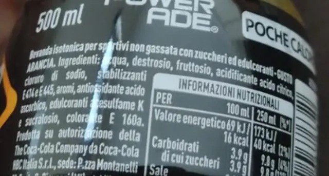 Powerade Energy Drink Orange 500ml 2