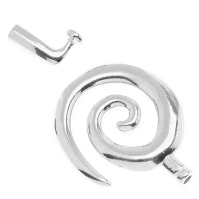 Κούμπωμα - 41x34mm - Εσωτ.Διαμ. 3.2mm - Silver Plated - 2set
