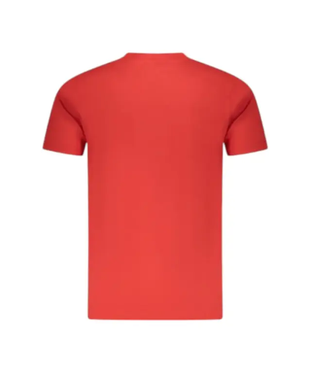 Cavalli Class - Ανδρική Μπλούζα T-Shirt Κοντομάνικη Short Sleeve TXT61JJD060-02000 Κόκκινο 2