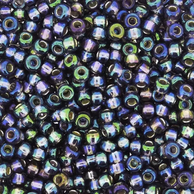 Χάντρα Miyuki Round Rocailles 8/0 - 1024 - Silver Lined Amethyst AB ~25gr